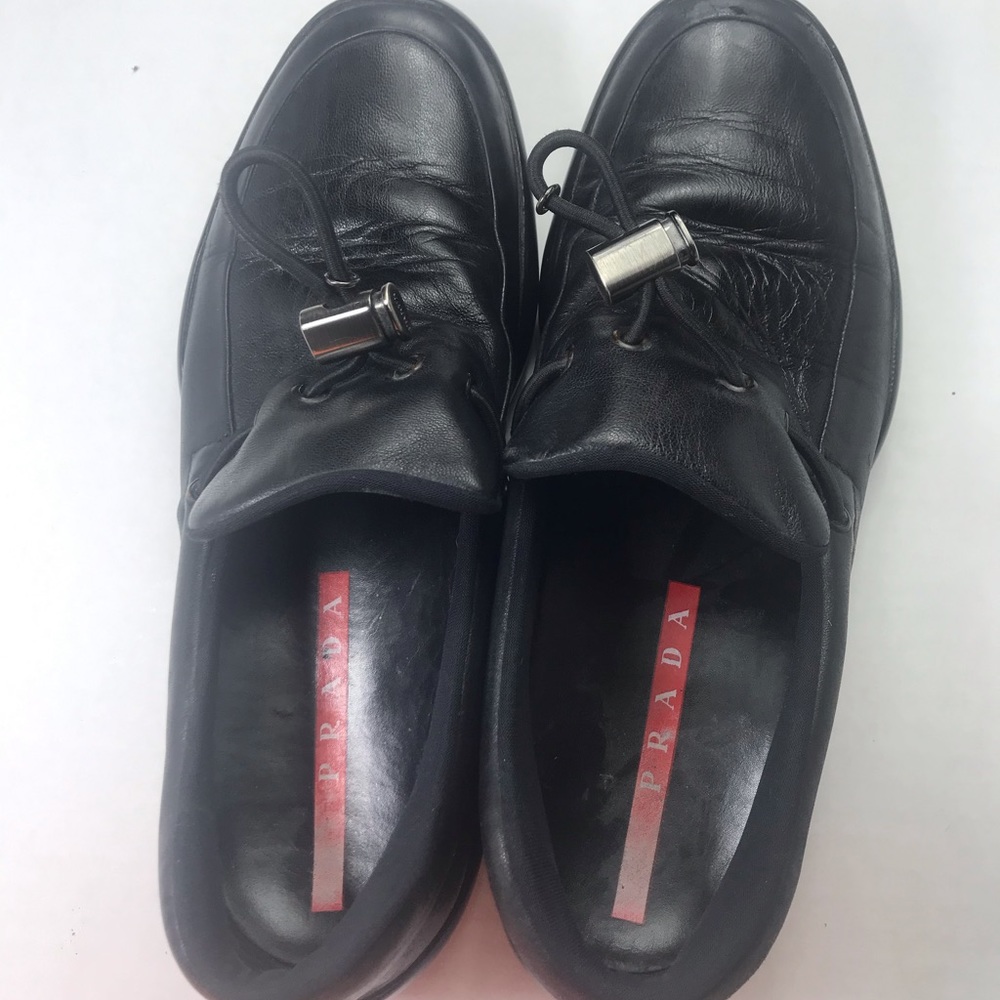 Slightly used Prada Men loafers size 6